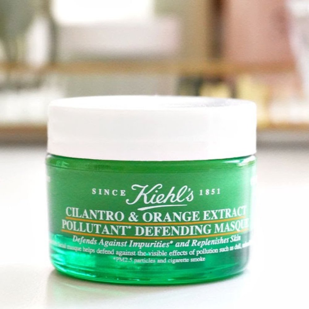 Kiehls Cilantro and Orange Extract Pollutant Defending Mask